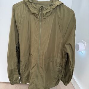 Madewell Khaki Hooded Jacket